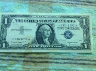 One Dollar Star Silver Certificate photo