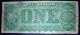 1890 Treasury Note One Dollar Large Rosecrans And Houston; Fr 347 Estate Large Size Notes photo 1