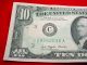 1977 $10 Federal Reserve Note Offset Error Back To Front - - Wet Transfer 109 Paper Money: US photo 5