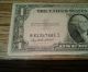 1 - Us - Silver Cirtificate 1doller Bill _biue Seal?1957 - F Off Center Cut Small Size Notes photo 1
