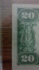 1929 Type1 $20 Fnb Of Cassopolis Bank Note Ultra - Rare Serial 1 Paper Money: US photo 4