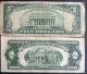 One 1934a $5 Silver Certificate & One 1953a $2 United States Note (a53002803a) Small Size Notes photo 1