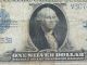 1923 One Dollars Large Silver Certificate Blue Seal Note Large Size Notes photo 6