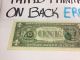 1977 - A $1 Federal Reserve Note - Third Printing On Back Error Excelent Rare Paper Money: US photo 2