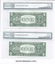 2 Consec 1957b Silver Certificate Fr - 1621 V - A Block Pmg 67 Sup - Gem - Unc 3508 - 3509 Small Size Notes photo 1