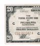 U.  S.  1929 $20 National Currency Brown Frb Philadelphia Small Size Notes photo 2