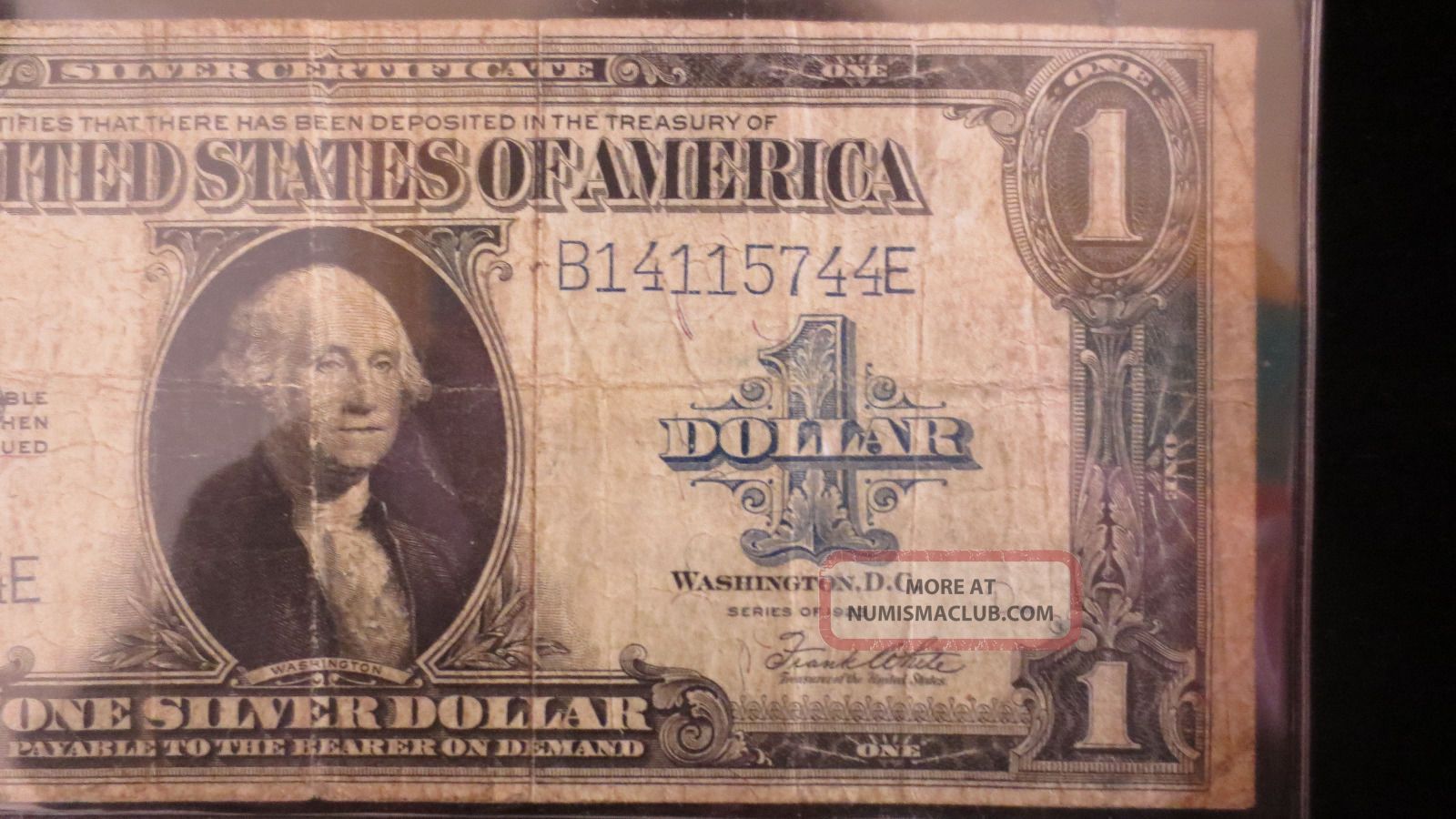 1923 $1 Silver Certificate