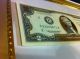 Gold Leaf Colorized $2 Bill $2 Dollar Bill Currency Gift Money Small Size Notes photo 1