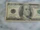 1996 Usa $100 Dollar Bill Cut Smaller & Wide Bottom On Back & See Ink Embossing Paper Money: US photo 1