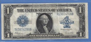 1923 Large $1 Blue Seal United States Silver Certificate Fr 237 photo