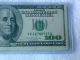 Very Rare Error Note $100 Hundred Dollar Bill Misprint Legal Tender Paper Money: US photo 4