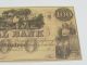 Incredible 100.  00 Canal Bank Note Unsigned Undated 1800s Note Paper Money: US photo 1