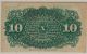 Ten Cent Fourth Issue Fractional Currency Cu 63 Fr 1261 Pmg Cert Paper Money: US photo 3