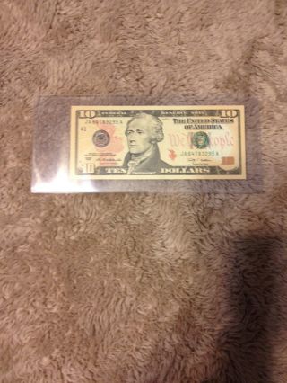 Uncirculated U.  S.  Ten Dollar Bill Series 2009 photo