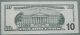 1999 Ten Dollar Federal Reserve Star Note Grading Xf Boston 7224 Small Size Notes photo 1