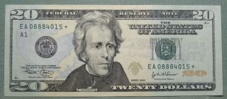 2004 $20 Dollar Federal Reserve Star Note Grading Au Boston 4015 photo