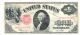 1917 $1 Legal Tender Note,  Friedberg No.  39,  Cga Very Fine 25 (vf 25) Opq Large Size Notes photo 2