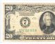 1928 $20 Chicago Federal Reserve Note,  Friedberg No.  2050 - G,  (f 12 - Vf 20) Small Size Notes photo 2