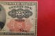 Fractional Us Currency - - 5th Issue Walker 25 Cents Paper Money: US photo 2