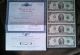 Uncut Sheet Of 4 $2 Bills In World Reserve Monetary Exchange Binder Small Size Notes photo 5