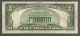$5 Dollar 1928f Red Seal Old United States Legal Tender Note Us Bill Paper Money Small Size Notes photo 1