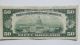 Series Of 1950 B $50 Chicago Green Seal Federal Reserve Note Small Size Notes photo 1