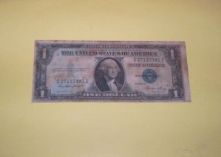 Series 1935 E $1 Dollar Silver Certificate L@@k photo