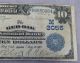 1903 Ten Dollar National Currency Red Oak Iowa Hand Signed Second Issue Paper Money: US photo 2