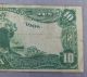 1903 Ten Dollar National Currency Red Oak Iowa Hand Signed Second Issue Paper Money: US photo 5