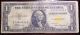 1935 A North African Silver Certificate One Dollar.  Yellow Seal.  Rare Wow Small Size Notes photo 1