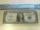 Three $1.  00 Uncirculated Silver Certificates - 1 Pcgs 1935b - 1 Pmg 1935f - 1 Pmg 1957 Small Size Notes photo 4
