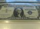 Three $1.  00 Uncirculated Silver Certificates - 1 Pcgs 1935b - 1 Pmg 1935f - 1 Pmg 1957 Small Size Notes photo 8