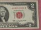 1963 $2 United States Note Uncirculated Usa Small Size Notes photo 4