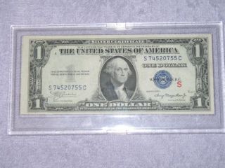1935 - A $1 Experimental S Silver Certificate Gem Uncirculated Very photo