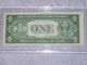 1935 - A $1 Experimental S Silver Certificate Gem Uncirculated Very Small Size Notes photo 6