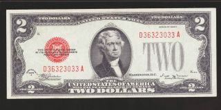 Rare 1928 - E $2 United States Note Fred Vinson Gem Uncirculated Usa photo