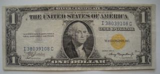 1935 A $1 North Africa Silver Certificate Emergency Money Note photo