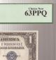 1935 G $1 Silver Certificate Pmg Graded Gem Uncirculated Small Size Notes photo 1