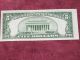 1934 - B $5 Silver Certificate Gem Uncirculated Fred Vinison Usa Small Size Notes photo 1