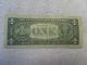 2003 U.  S One Dollar Star Federal.  Reserve Note Green Seal York 2 Small Size Notes photo 1