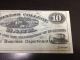 $10 The Business College Bank,  Putnam School Note Paper Money: US photo 2