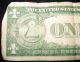 1$ Silver Certificate 1935 A Front Separated From Back Well - Circulated Small Size Notes photo 3