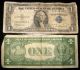 1$ Silver Certificate 1935 A Front Separated From Back Well - Circulated Small Size Notes photo 6