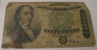 Us Currency 1869 50 Cent 