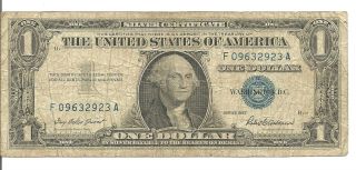 1957 One Dollar Silver Certificate - I Have Another One On photo