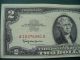 1963 - 2 Dollar Red Seal.  United States Note Small Size Notes photo 2