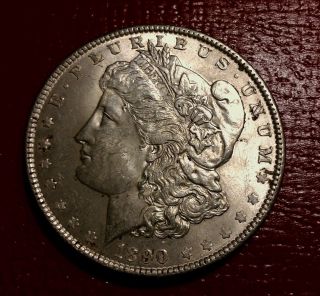 1890 - P Morgan Silver Dollar photo