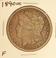 1890 Cc Liberty Head Or Morgan Type Dollar Coin 90% Silver Us Coin - Fine Dollars photo 1