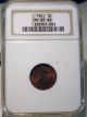 1901 Ngc Ms65rb Indian Head Small Cent Id Zz749 Small Cents photo 2