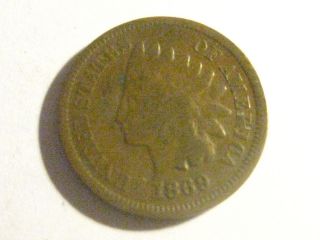 1869 Indian Cent photo